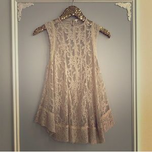 Free people lace tunic